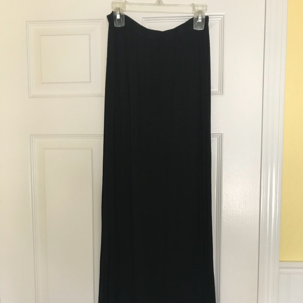 Black maxi skirt